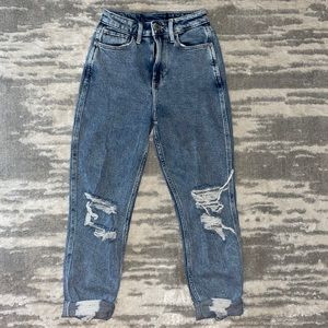 Hollister Distressed Mom Jeans